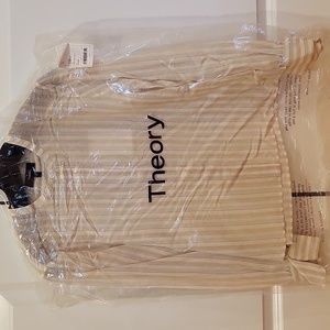 Theory ivory easy shirt